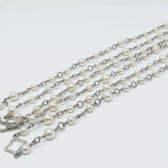 David Yurman necklace, Authentic, 2 strands are 36” long - Picture 8 of 12